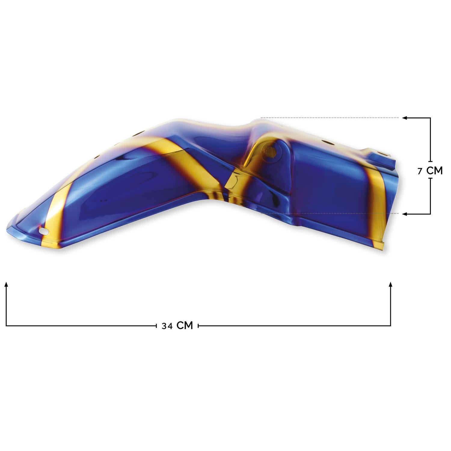 SALPICADERA TRASERA UNIVERSAL 5 PARA MOTOCICLETA