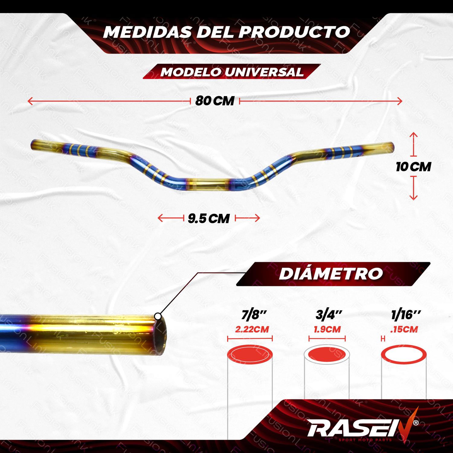 MANUBRIO UNIVERSAL 6 PARA MOTOCICLETA