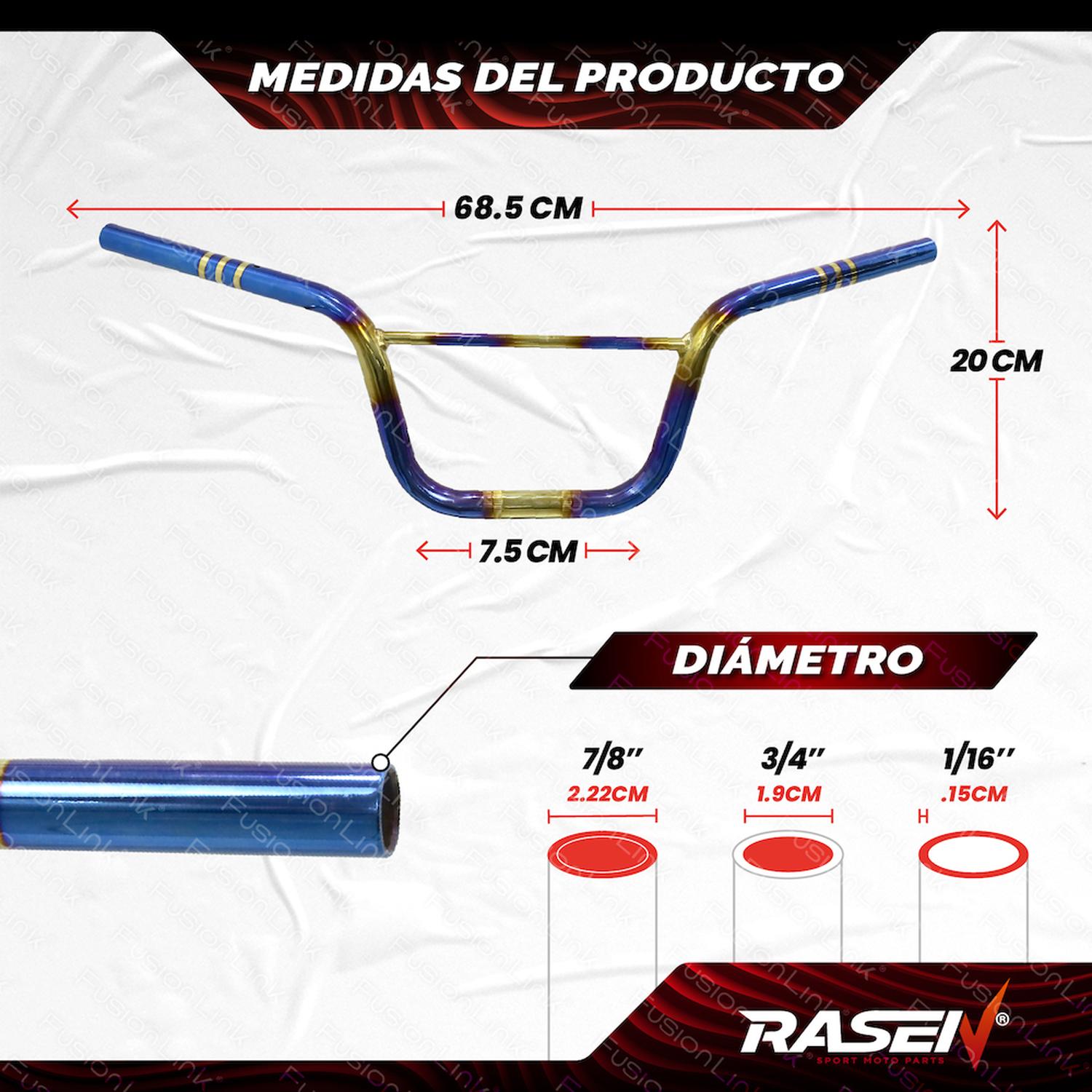 MANUBRIO UNIVERSAL 5 PARA MOTOCICLETA