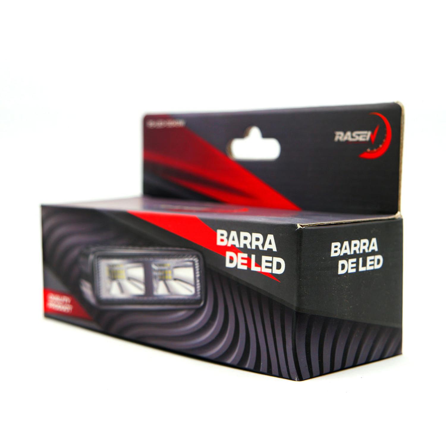 BARRA 16 LED 2 CELDAS LUZ BLANCA FIJA PARA MOTOCICLETA