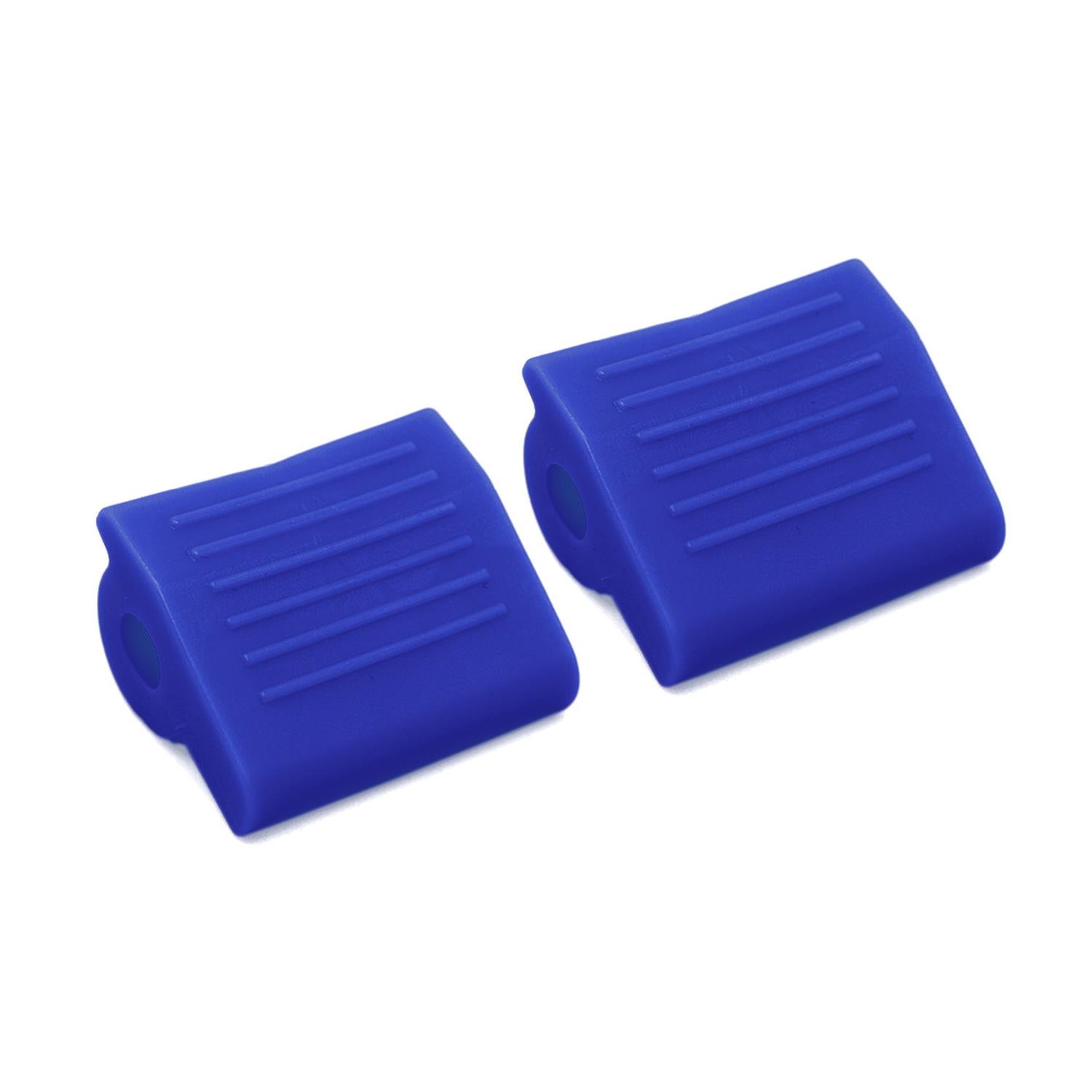 2 PROTECTORES DE CALZADO PARA PEDAL DE CAMBIOS A PRESION DE CAUCHO AZUL UNIVERSAL