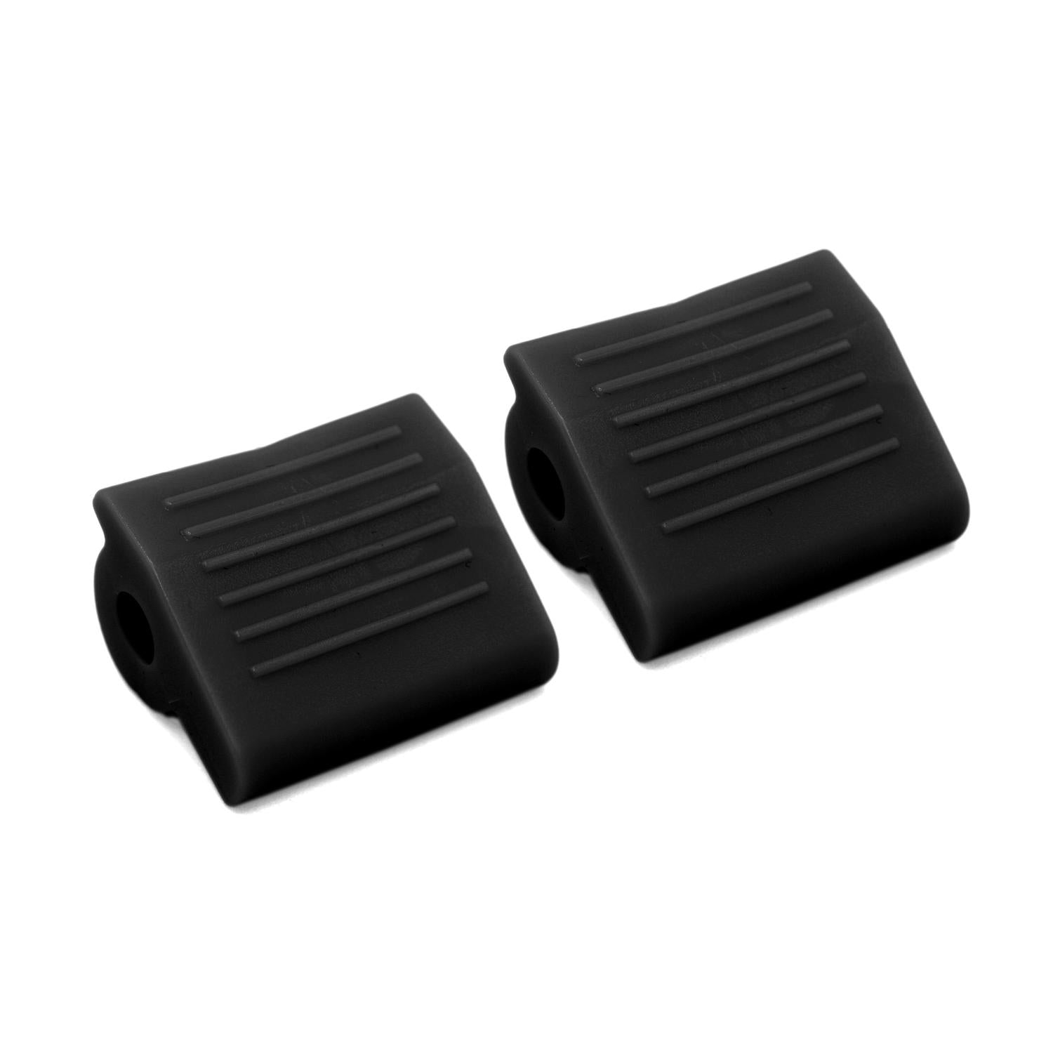 2 PROTECTORES DE CALZADO PARA PEDAL DE CAMBIOS A PRESION DE CAUCHO NEGRO UNIVERSAL