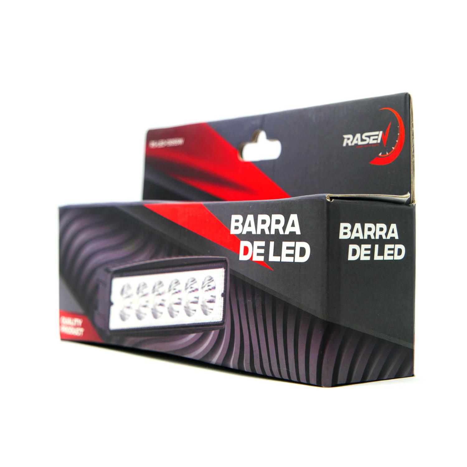 BARRA 6 LED LUZ BLANCA FIJA PARA MOTOCICLETA