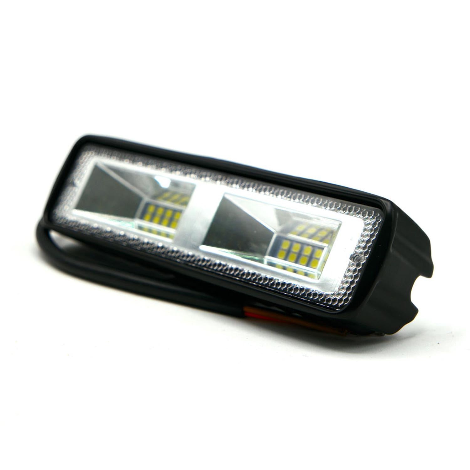 BARRA 16 LED 2 CELDAS LUZ BLANCA FIJA PARA MOTOCICLETA