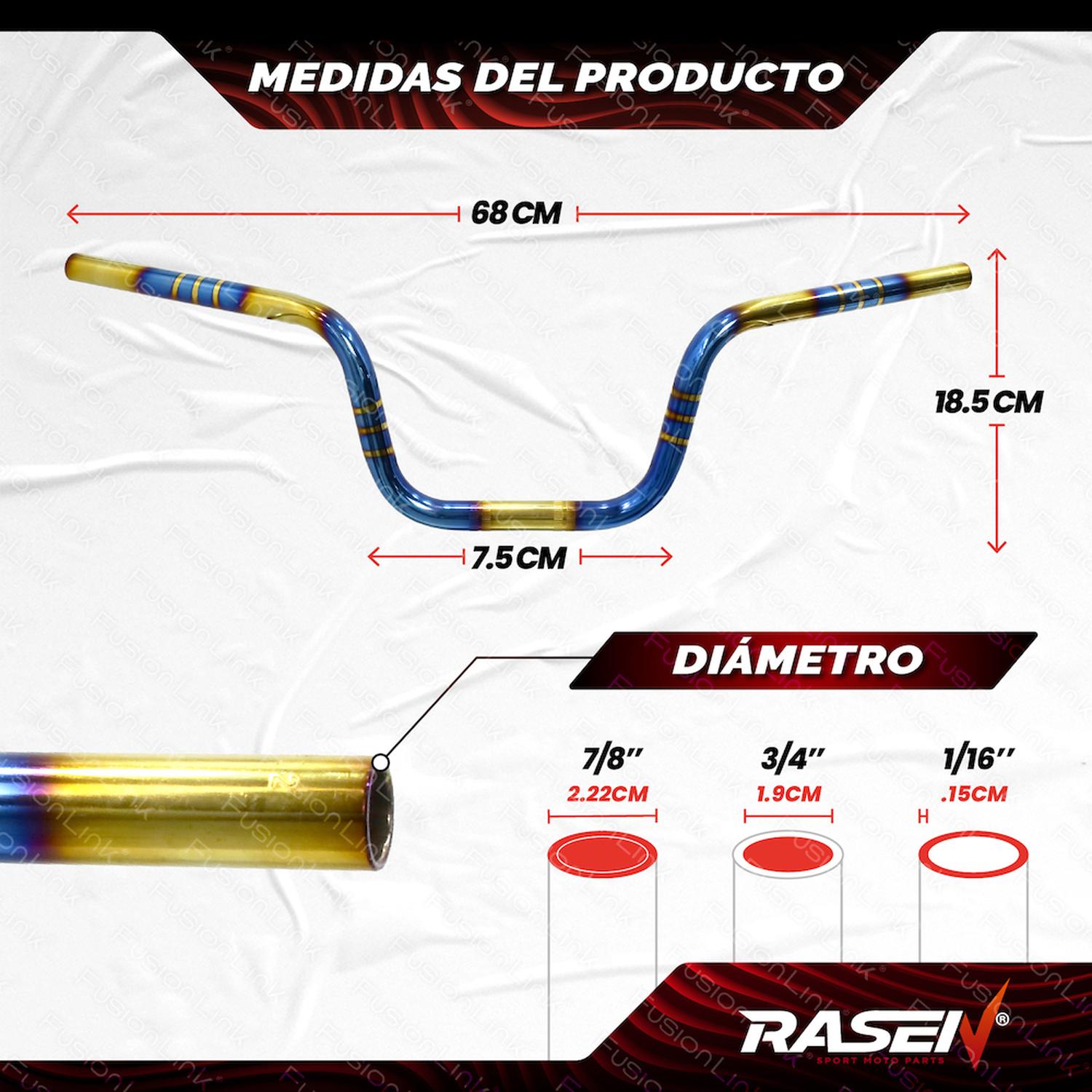 MANUBRIO UNIVERSAL 1 PARA MOTOCICLETA