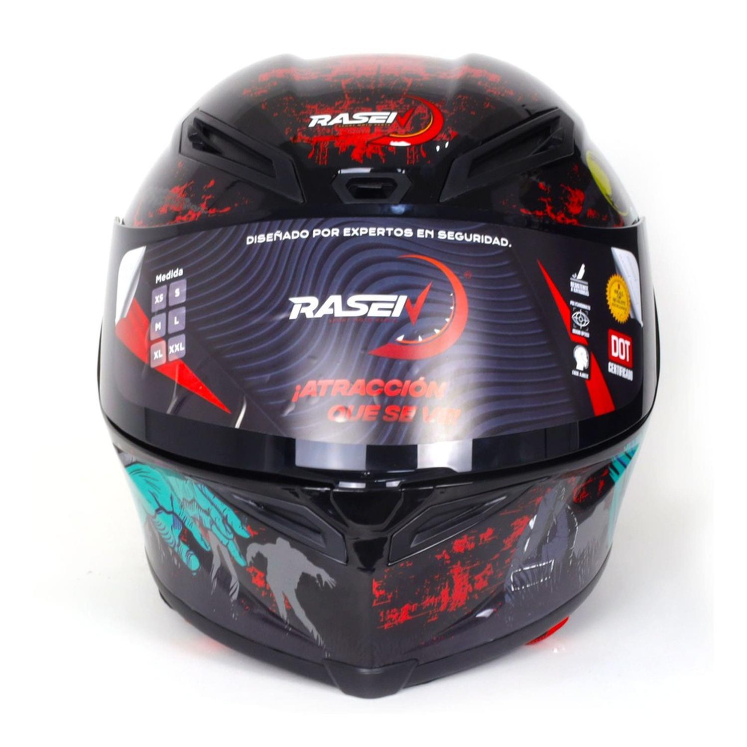 CASCO CERRADO ZOMBIE PARA MOTOCICLETA