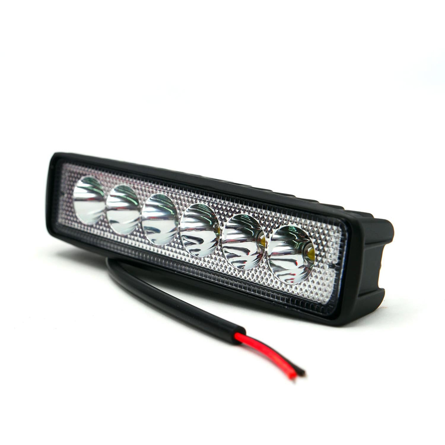 BARRA 6 LED LUZ BLANCA FIJA PARA MOTOCICLETA