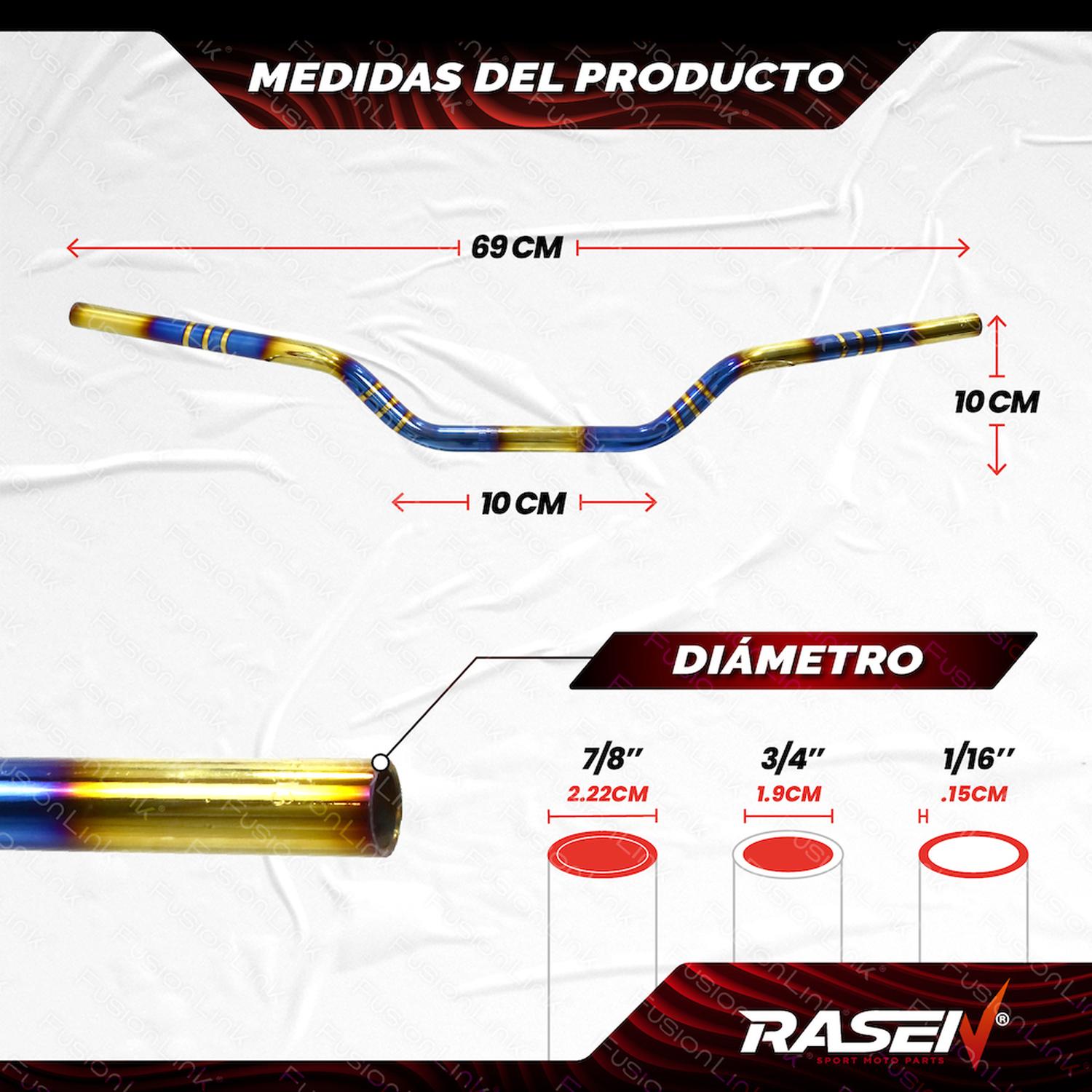 MANUBRIO UNIVERSAL 3 PARA MOTOCICLETA