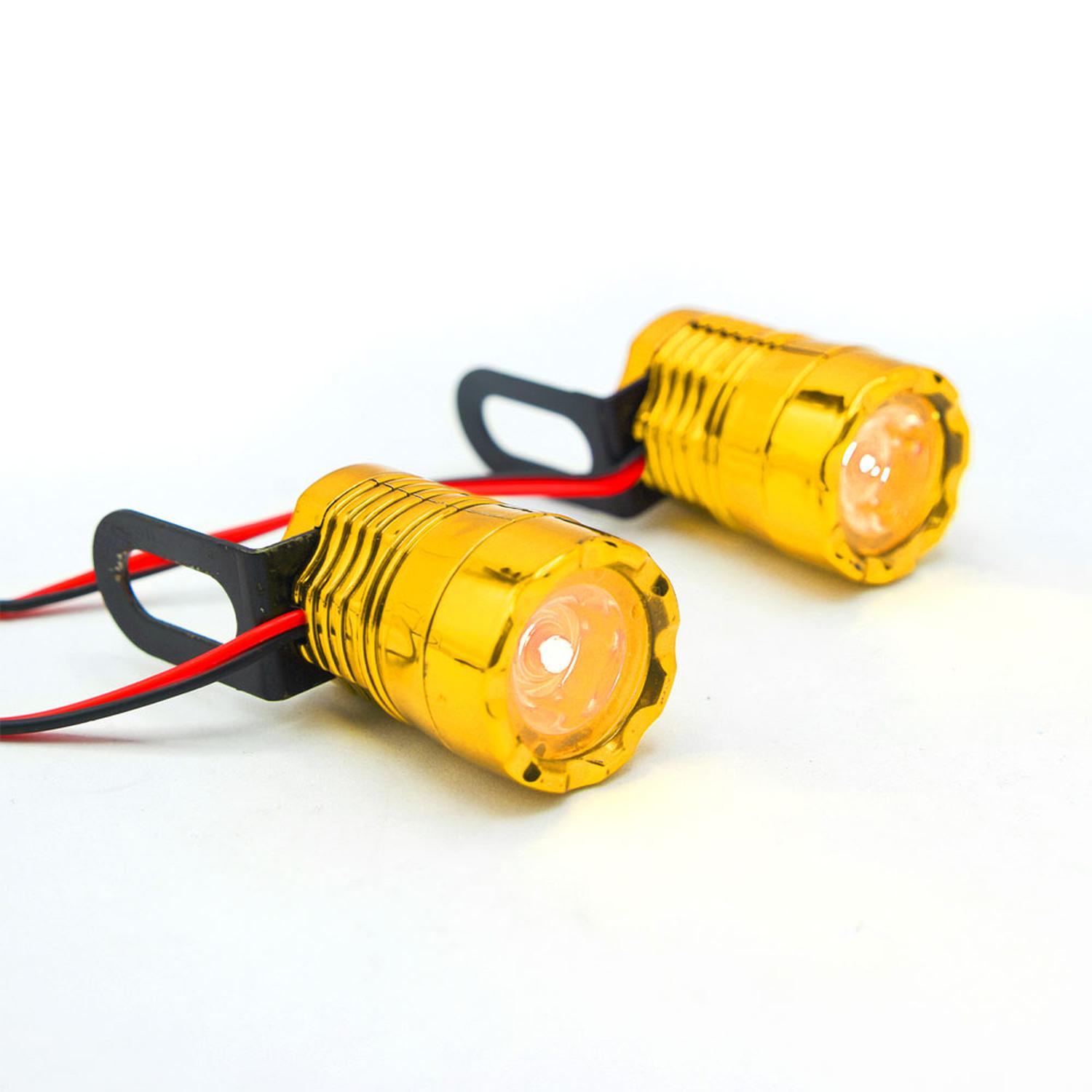 FARO 1 LED TIPO BARRIL DELANTERO O TRASERO ESTROBO PARA MOTOCICLETA