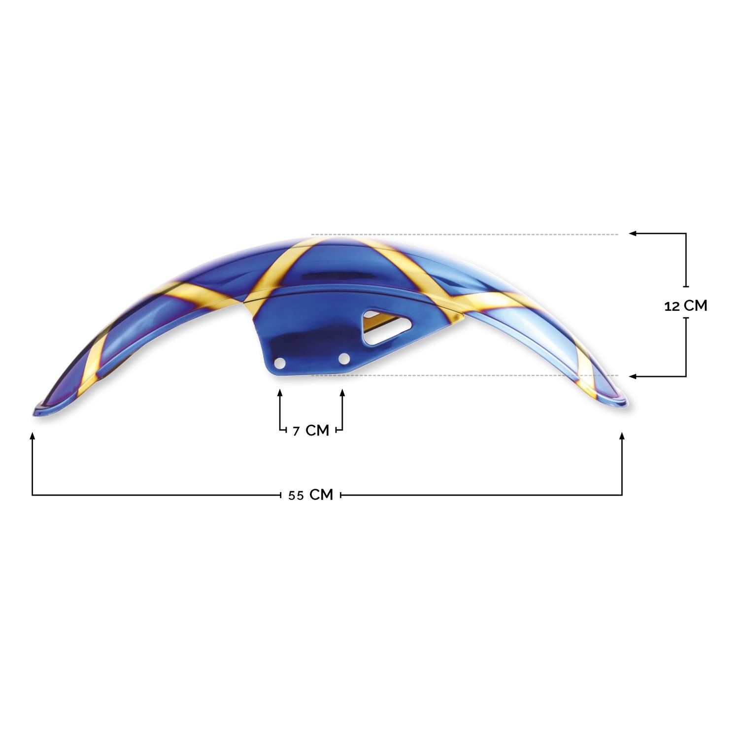 SALPICADERA DELANTERA UNIVERSAL 6 PARA MOTOCICLETA