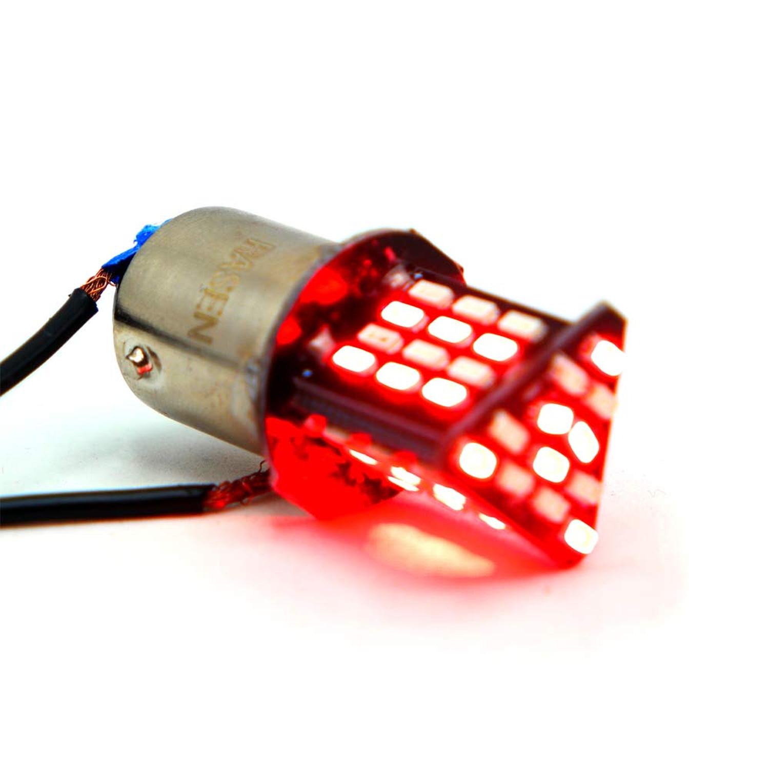 FOCO DE STOP HIPER LED 2 COLORES Y ESTROBO PARA MOTOCICLETA