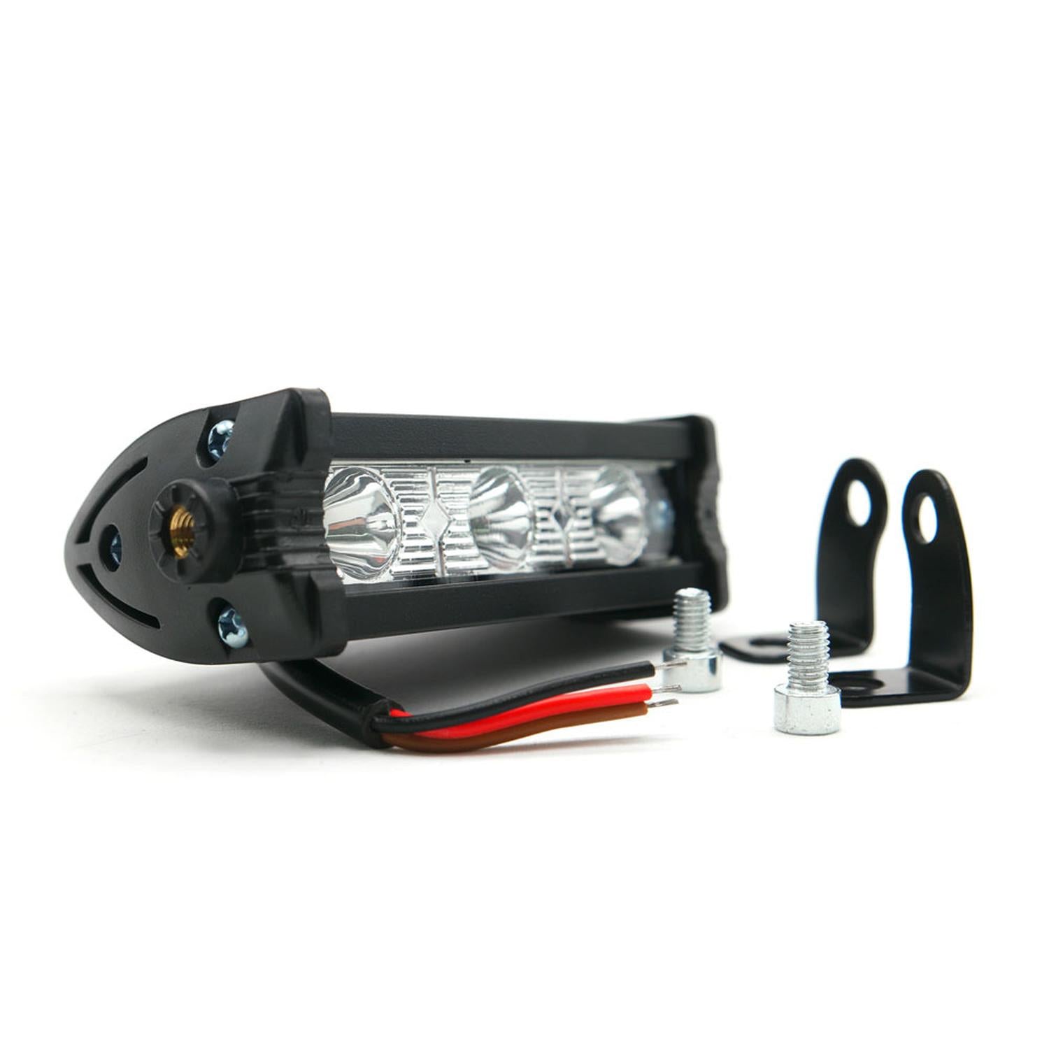 BARRA MINI LED LUZ BLANCA FIJA Y ESTROBO PARA MOTOCICLETA