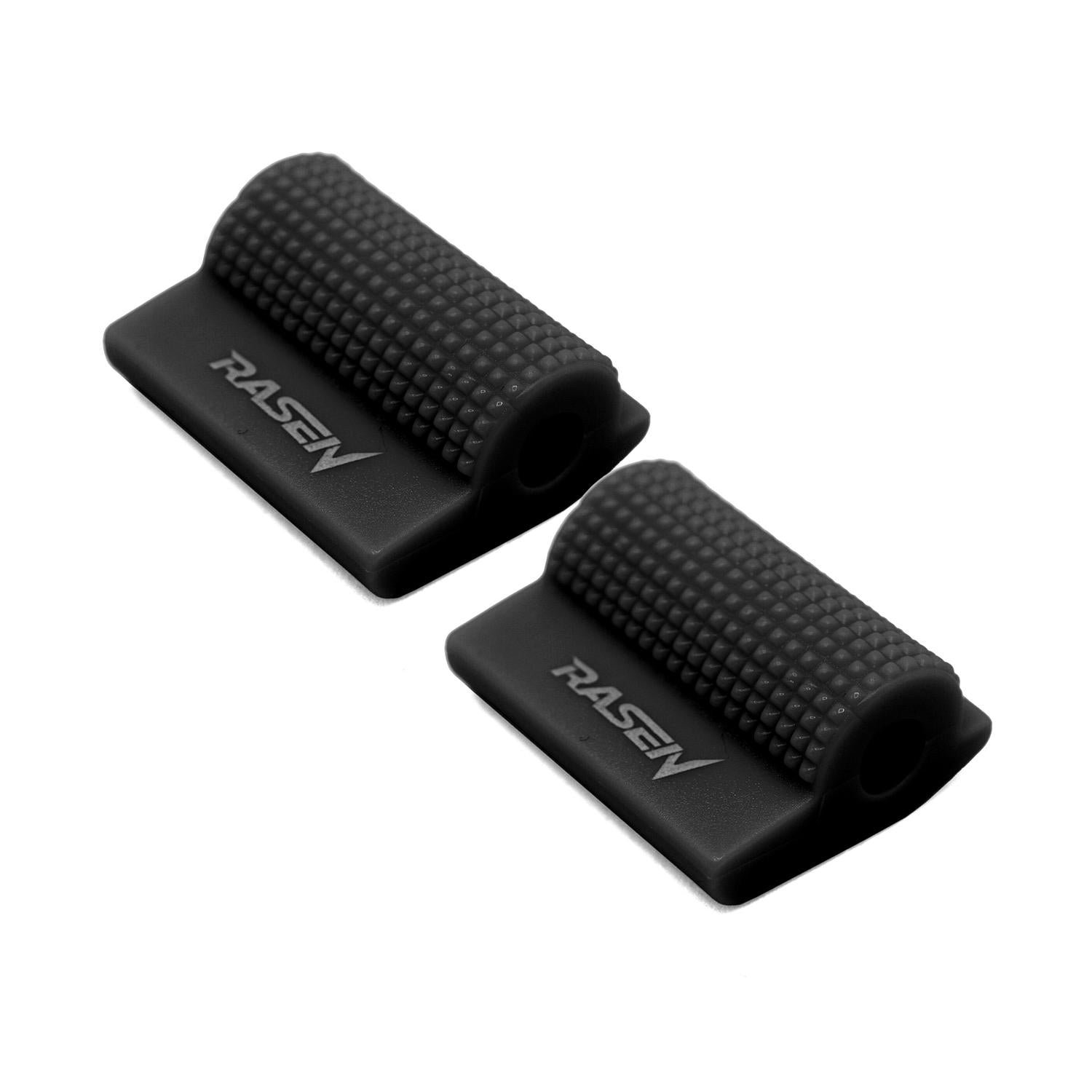 2 PROTECTORES DE CALZADO PARA PEDAL DE CAMBIOS A PRESION DE CAUCHO NEGRO UNIVERSAL