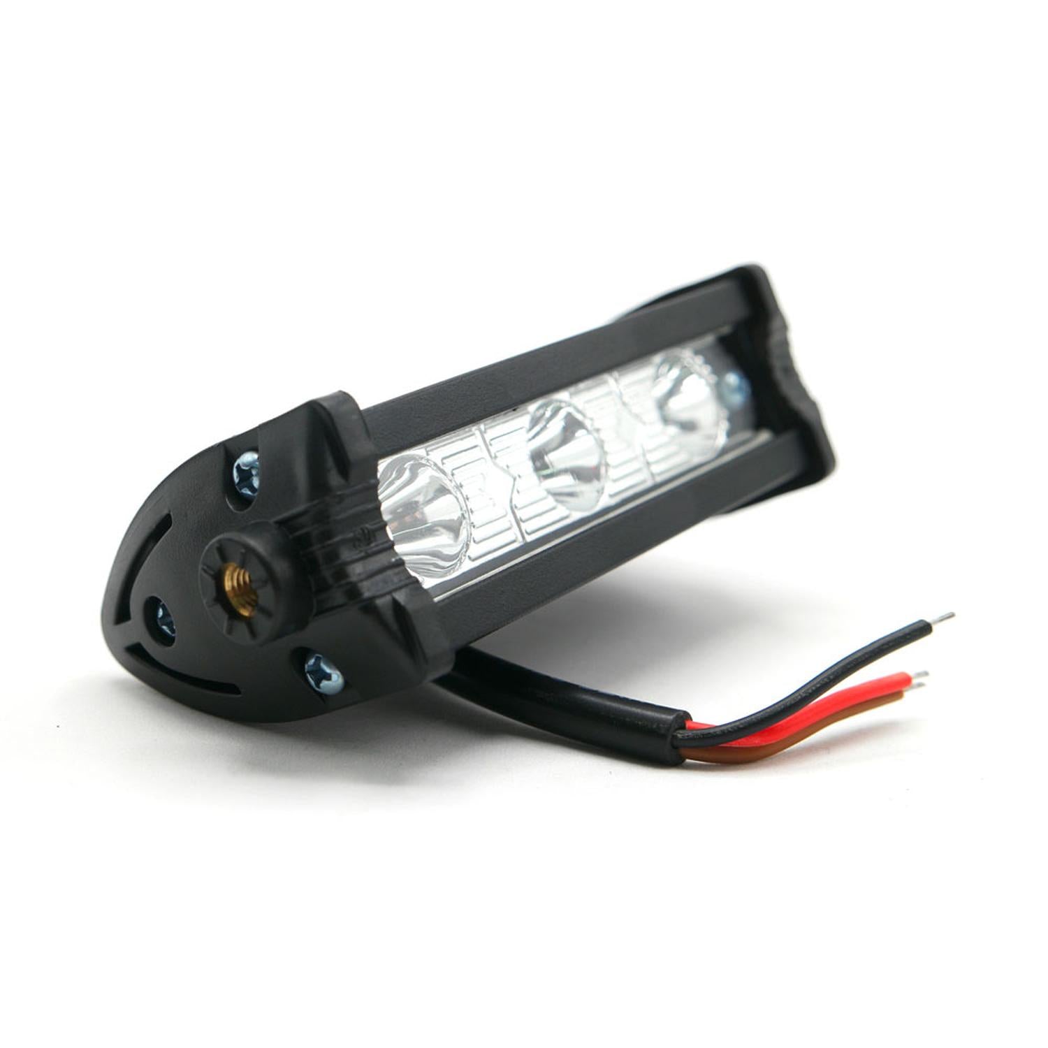 BARRA MINI LED LUZ BLANCA FIJA Y ESTROBO PARA MOTOCICLETA