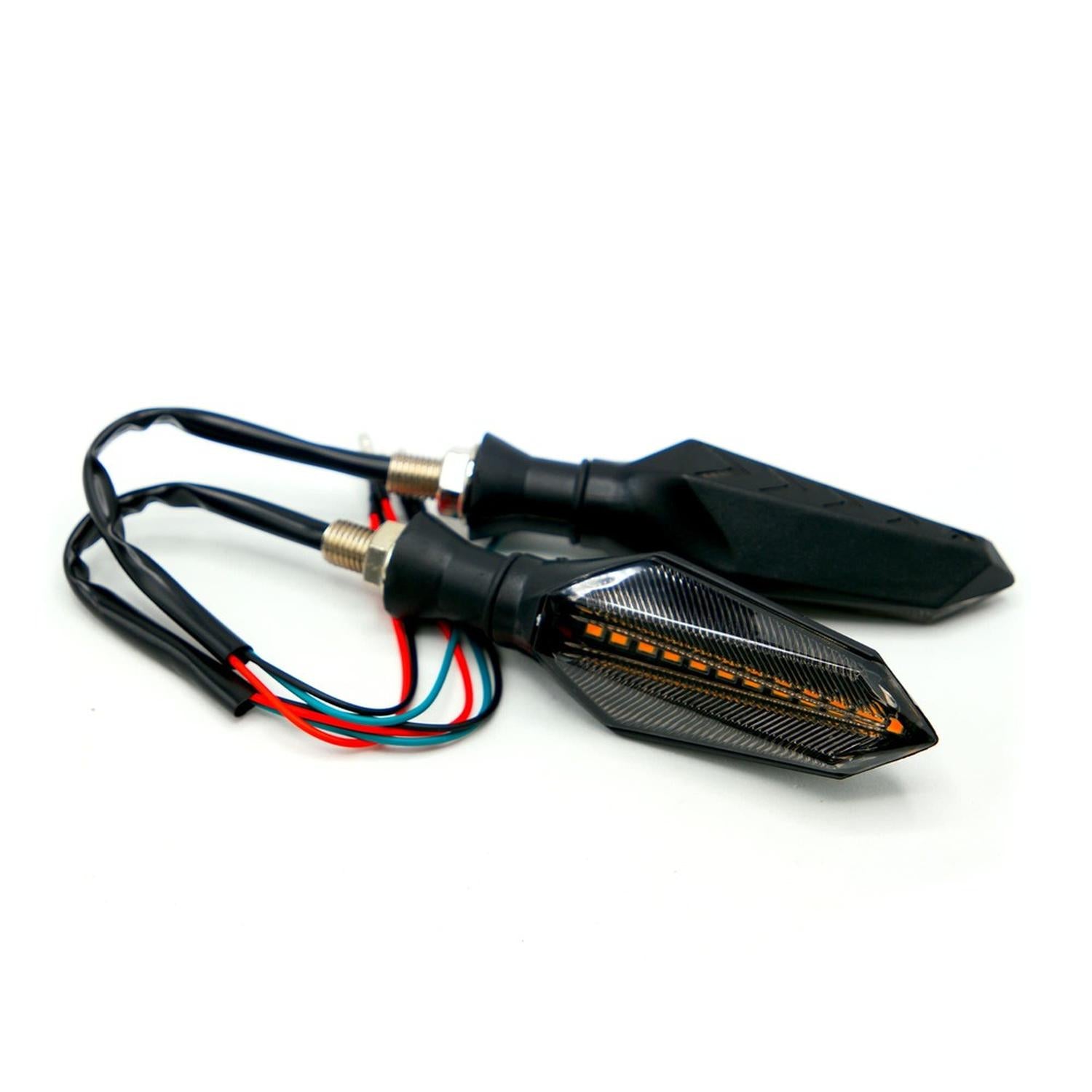 DIRECCIONAL LED SECUENCIAL TIPO FLECHA UNIVERSAL PARA MOTOCICLETA